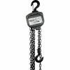 OZ Lifting Products OZ Lifting Industrial Manual Chain Hoist, 1/2 Ton Capacity 10' Lift