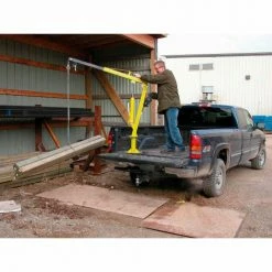 Vestil Steel Winch Operated Pickup, Trailer & Truck Jib Crane, 1000 Lb. Capacity