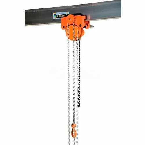 Low Headroom Hoist & Trolley Combo Manual 1000 Lb. Cap.