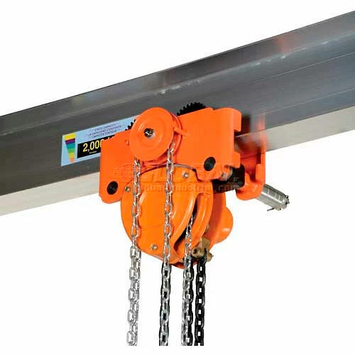 Low Headroom Hoist & Trolley Combo Manual 1000 Lb. Cap. - Image 2