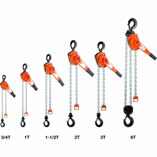 CM Series 653 Ratchet Chain Lever Hoist, 3/4T Capacity, 15' Lift - Image 4
