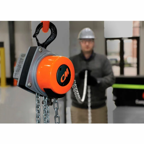 CM Hurricane 360° Hand Chain Hoist, 1 Ton, 10 Ft. Lift - Image 4