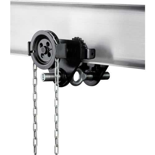CM HTG Trolley, 1/2 Ton, Geared, Wide Flange Width