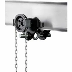 CM HTG Trolley, 1 Ton, Geared, Wide Flange Width