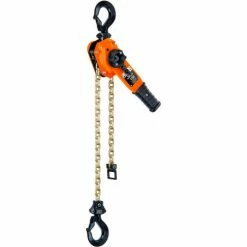 CM Series 653 Ratchet Chain Lever Hoist, 1-1/2T Capacity, 15' Lift