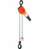 CM Series 653 Ratchet Chain Lever Hoist, 1T Capacity, 5' Lift