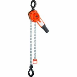 CM Series 653 Ratchet Chain Lever Hoist, 1T Capacity, 10' Lift