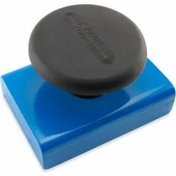 Master Magnetics Ceramic Rectangular Base Magnets HMKS-D with Knob 40 Lbs. Pull Blue Powder Coat