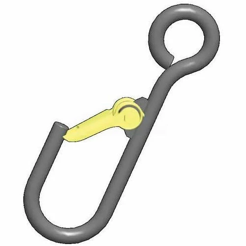 M&W 1/2" Alloy Latching J-Hook - 650 Lb. Capacity - Image 2
