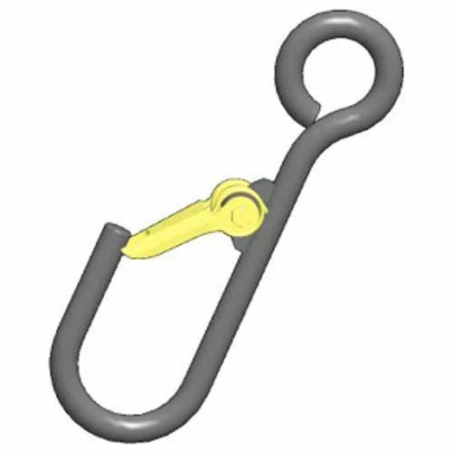 M&W 1/4" Alloy Latching J-Hook, Style A 125 Lb. Capacity - Image 2