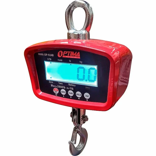 Optima LCD Digital Crane Scale With Remote 500lb x 0.2lb - Image 2
