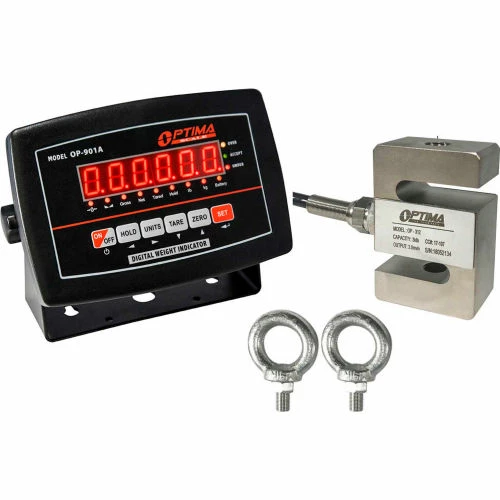 Optima LED Digital Hanging Scale 500lb x 0.1lb - Image 2