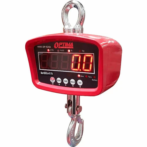 Optima LED Digital Crane Scale With Remote 1,500lb x 0.5lb - Image 6