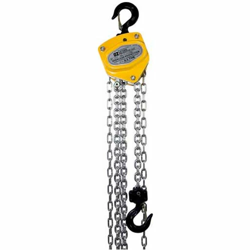 OZ Lifting Products OZ Lifting Manual Chain Hoist w/ Std. Overload Protection 1/2 Ton Cap. 20' Lift - Image 4