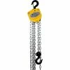 OZ Lifting Products OZ Lifting Manual Chain Hoist w/ Overload Protection, 1/2 Ton Capacity 15' Lift