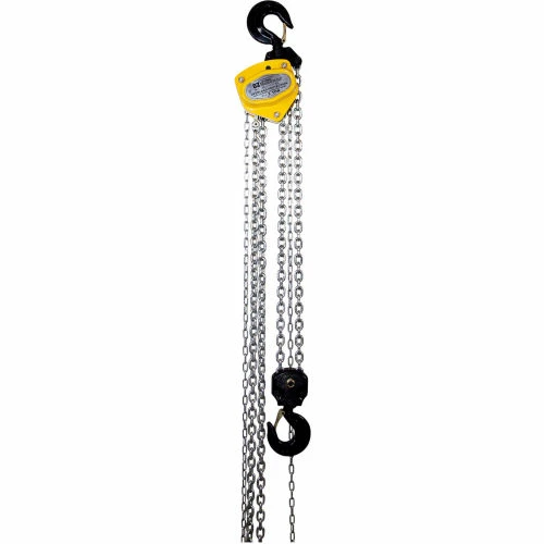 OZ Lifting Products OZ Lifting Manual Chain Hoist w/ Overload Protection, 3 Ton Capacity 15' Lift
