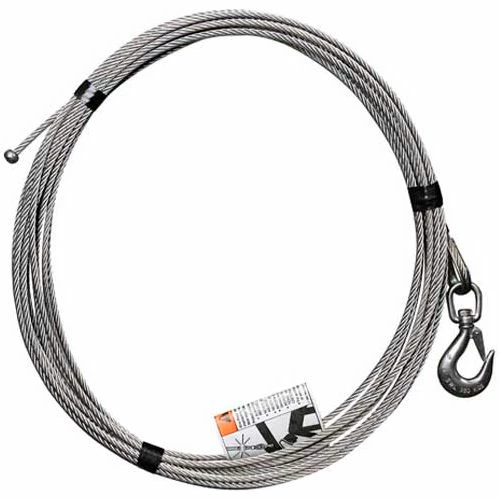 OZ Lifting Products OZ Lifting 1/4" Stainless Steel Cable Assembly for COMPOZITE Davit Crane