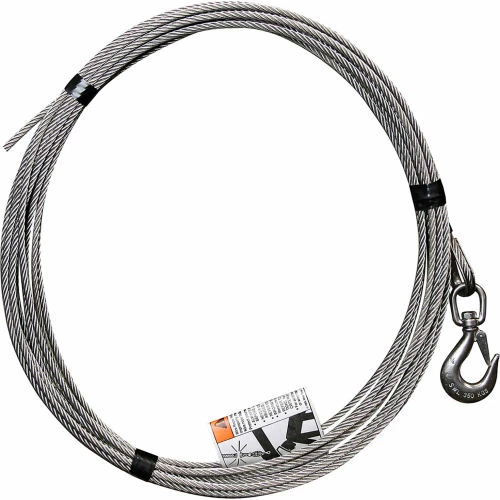 OZ Lifting Products OZ Lifting 1/4" Stainless steel cable assembly for Davit Cranes
