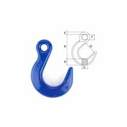 Peerless™ 8477600 1/2" V10 Eye Foundry Hook