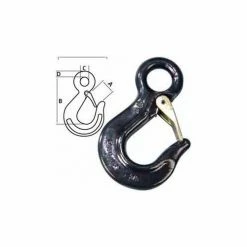 Peerless™ 8417680 1/2" G80 Eye Sling Hook with Cast Latch