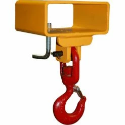 Lif-Truc Fork Lift Beam, Single Fork Single Fixed Hook, 3000lb., 5-1/2" Dim A Size