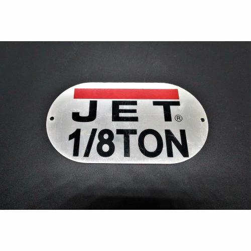 JET® Capacity Label For Jsh-275, JSH275-1