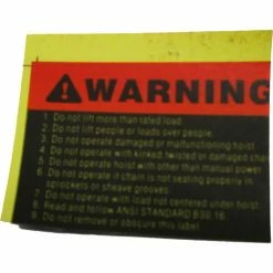JET® Warning Label, L100-50-8A
