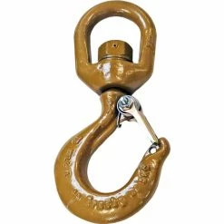 Crosby L-322AN Alloy Hook Swivel w/Latch, 5T WLL