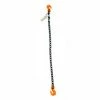 Mazzella Lifting B151063 20' Single Leg Chain Sling W/ Grab Hook