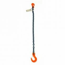 Mazzella Lifting B151067 12' Single Leg Chain Sling W/ Sling/Grab Hook