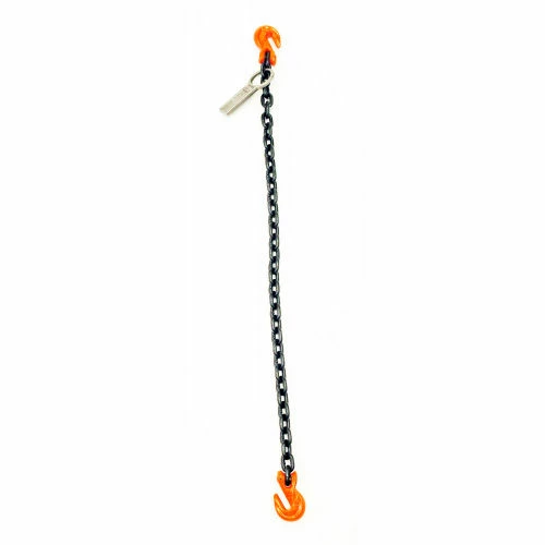 Mazzella Lifting B151104 3' Single Leg Chain Sling W/ Grab Hook