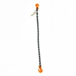 Mazzella Lifting B151146 4' Single Leg Chain Sling W/ Grab Hook