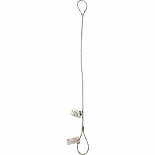 Lift America S601003 Wire Rope Sling 3/8" x 4' Eye & Eye, 2000/2400/4800 Lbs Cap