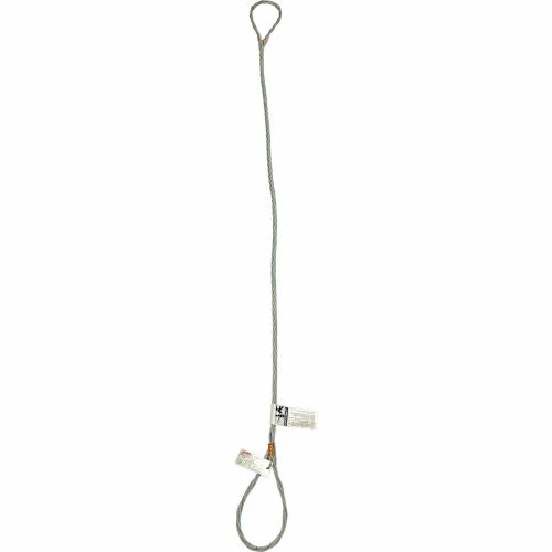 Lift America S601053 Wire Rope Sling 3/8" x 12' Eye & Eye, 2000/2400/4800 Lbs Cap