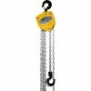 OZ Lifting Products OZ Lifting Manual Chain Hoist With Std. Overload Protection 1 Ton Cap. 10' Lift