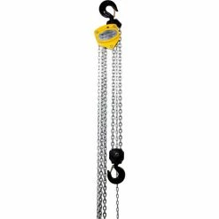 OZ Lifting Products OZ Lifting Manual Chain Hoist With Std. Overload Protection 3 Ton Cap. 20' Lift